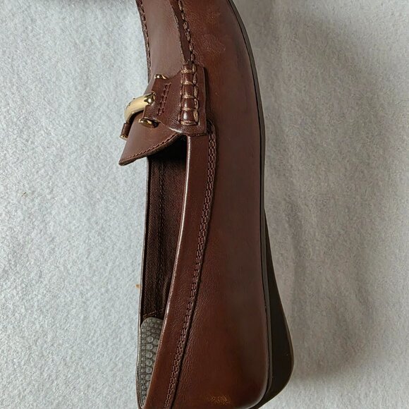 Lauren Brown Loafers Flats - Picture 5 of 9